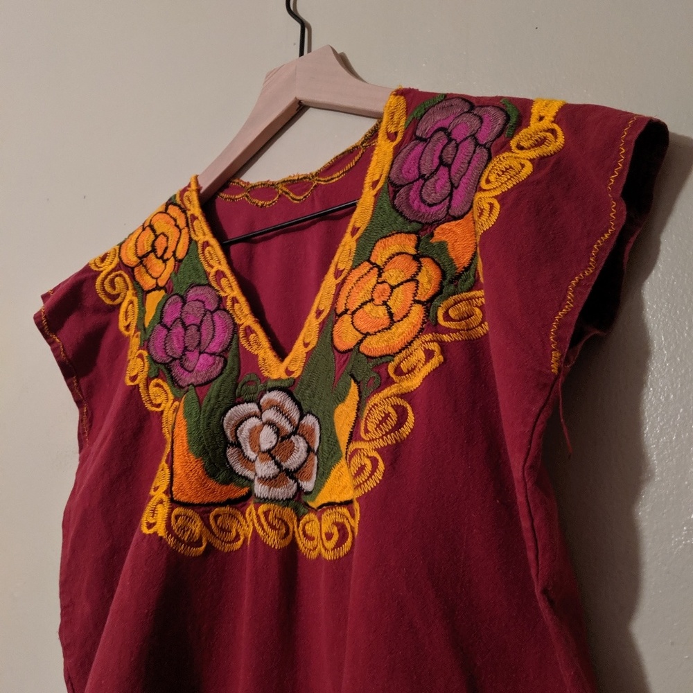 Handmade embroidered shirt